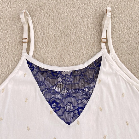 Soma Small Slip Dress Chemise Elephant Print Lace Back - Picture 9 of 14